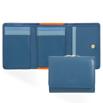 Итальянский цветной кожаный кошелек DuDu серии Corsica