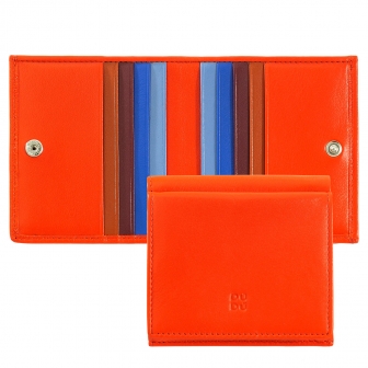 Цветной кожаный разноцветный кошелек DuDuBags