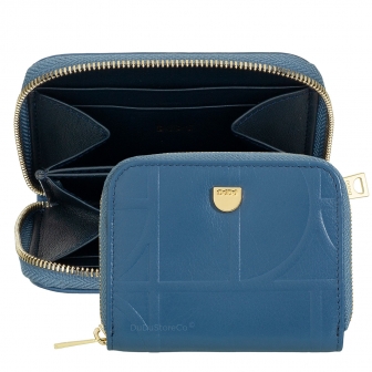 Итальянский кожаный кошелек для пластиковых карт на молнии DuDu серии Hokkaido