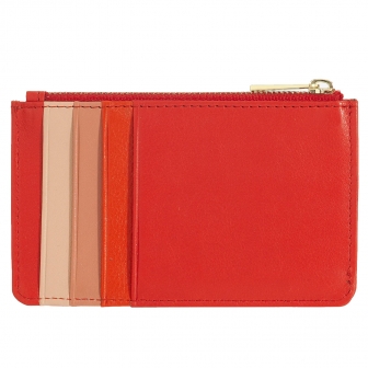 Итальянский цветной кожаный кардхолдер DuDu серии Bali