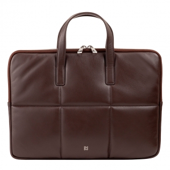 Итальянская женская кожаная сумка-портфель DuDu серии Togean