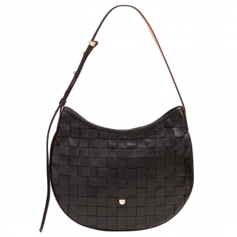 Итальянская наплечная кожаная сумка серии Hispani