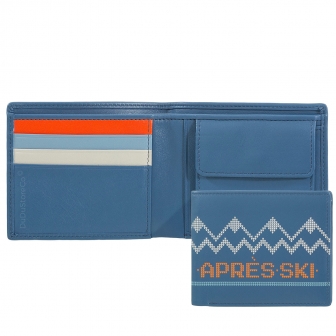 Итальянский цветной кожаный кошелёк DuDu серии Azzorre