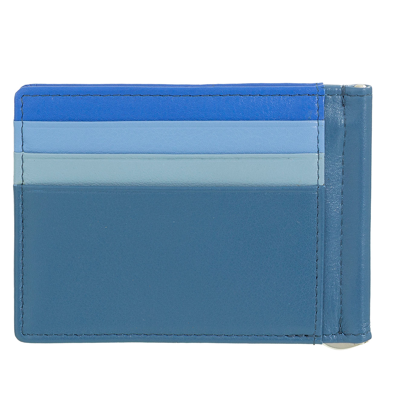 Итальянский кожаный кошелек-зажим для бумажных банкнот DuDu серии Antigua