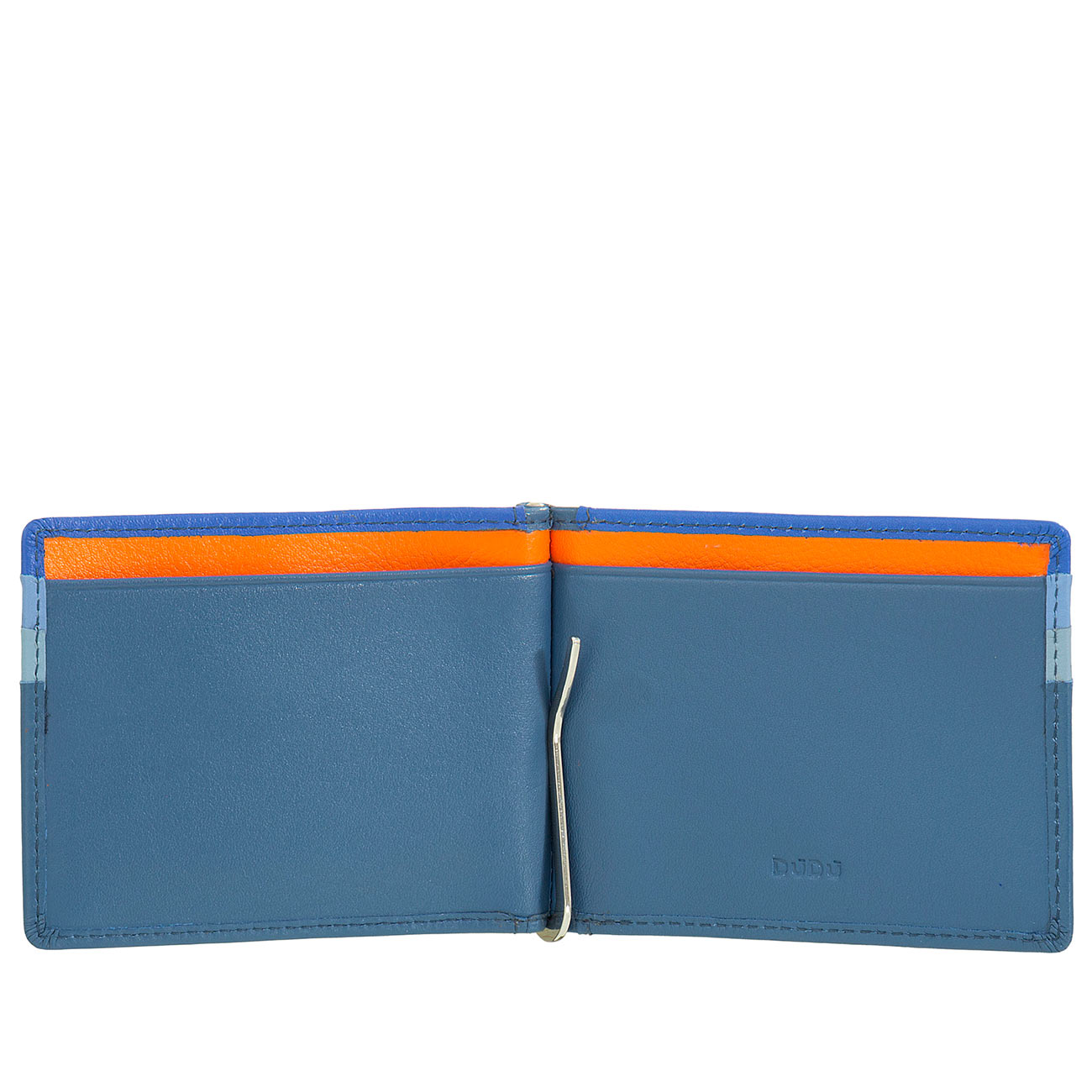 Итальянский кожаный кошелек-зажим для бумажных банкнот DuDu серии Antigua