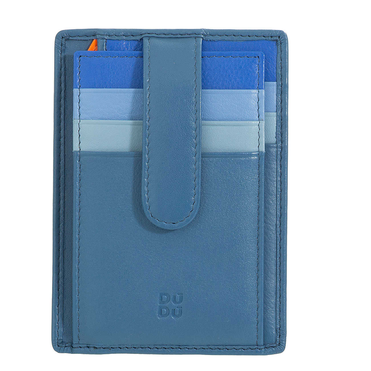 Итальянский цветной кожаный кардхолдер DuDu серии Timor