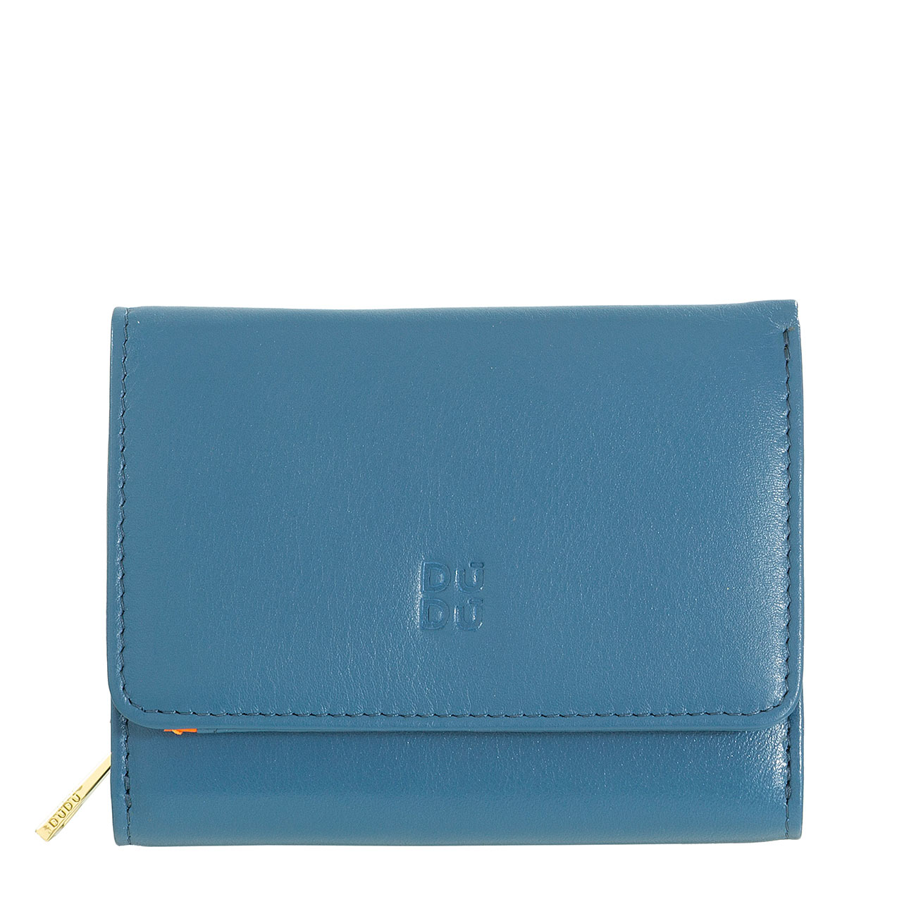 Итальянский цветной кожаный кошелек DuDu серии Pemba