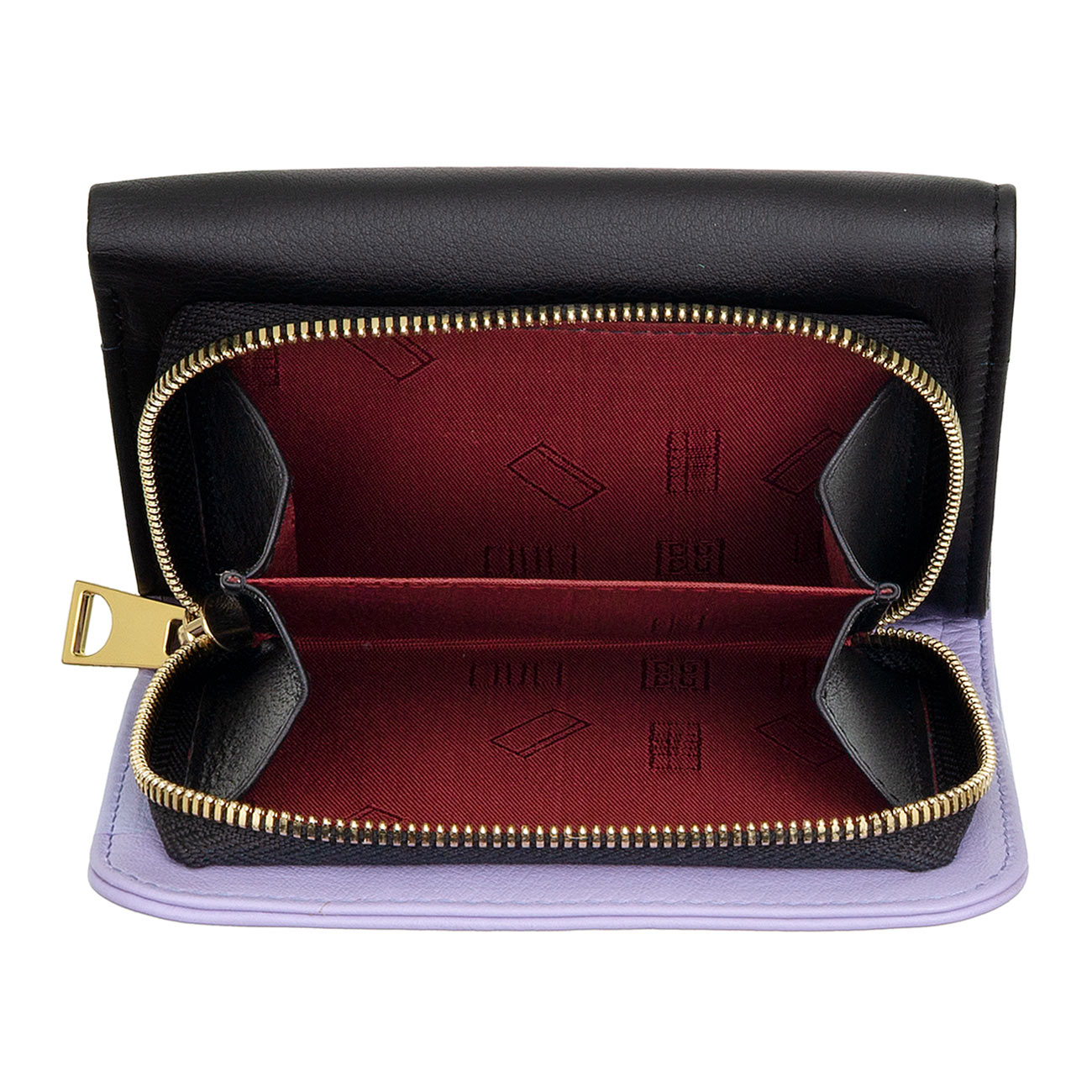 Итальянский цветной кожаный кошелек DuDu серии Pemba