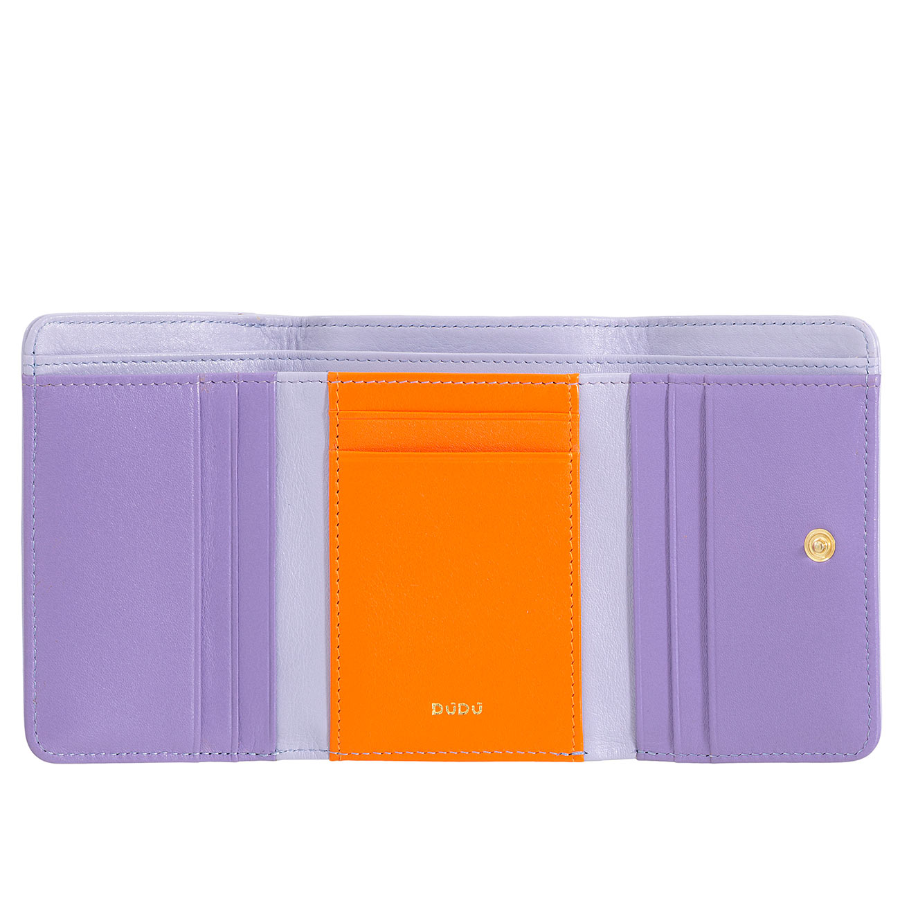 Итальянский цветной кожаный кошелек DuDu серии Pemba