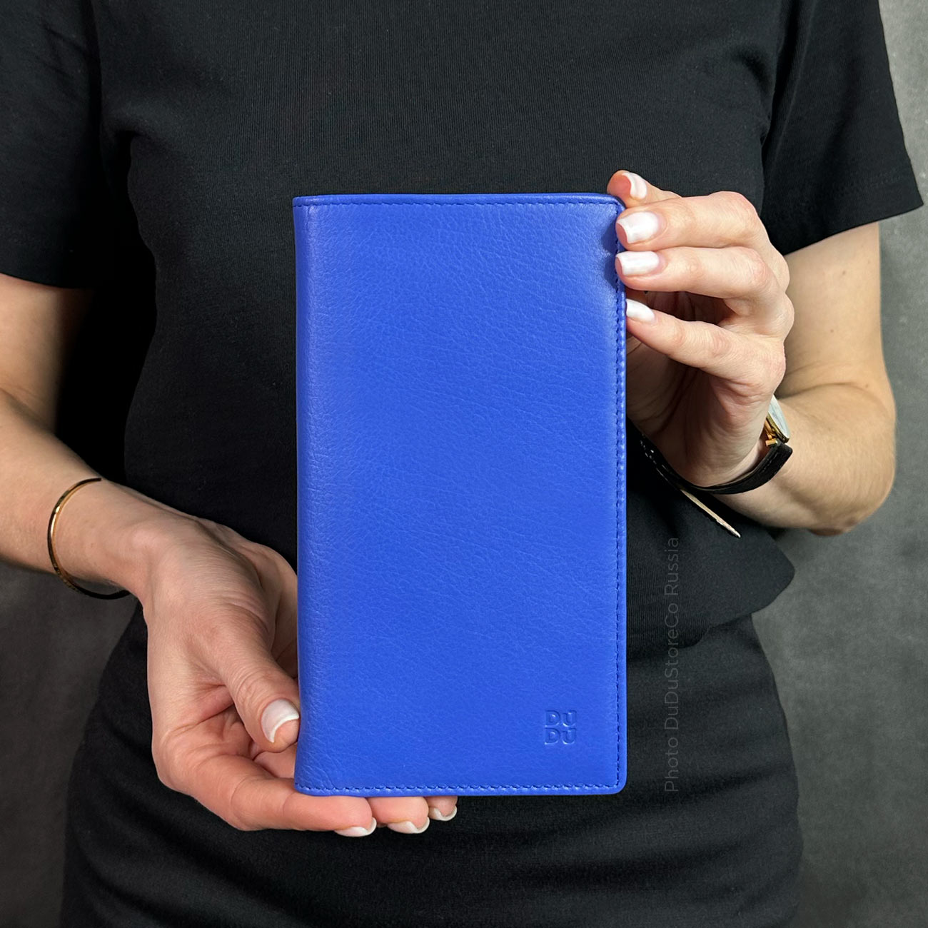 Вертикальное кожаное портмоне кошелек DuDu серии Vulcano