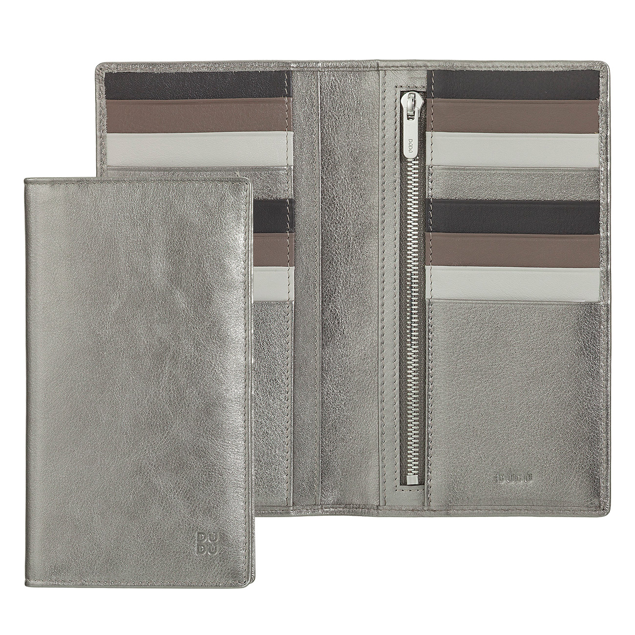 Итальянское вертикальное кожаное портмоне DuDu серии Vulcano