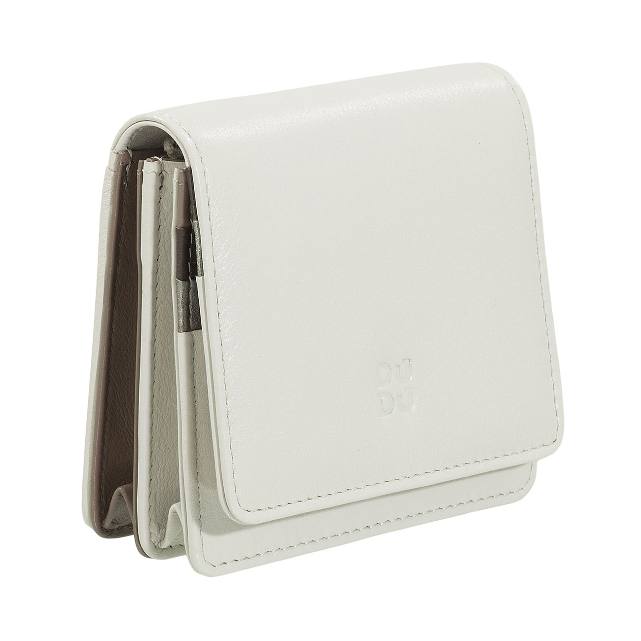 Итальянский цветной кожаный кошелек DuDu серии Flores 