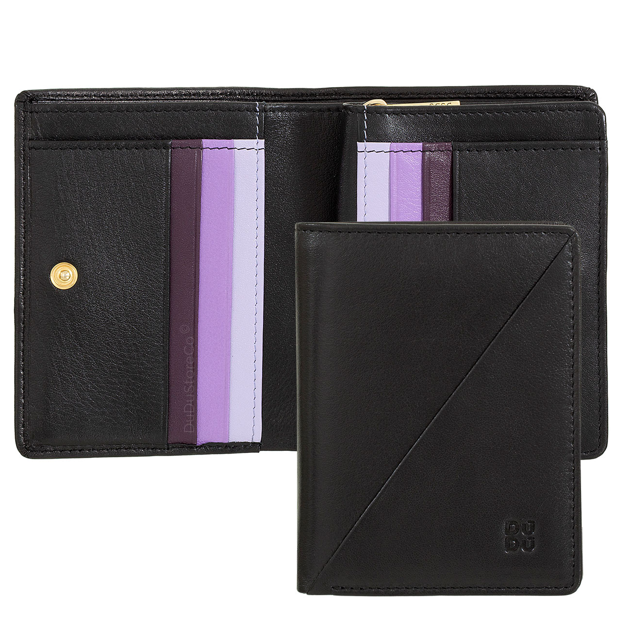 Итальянский компактный вертикальный кошелек-портмоне DuDu серии Stromboli