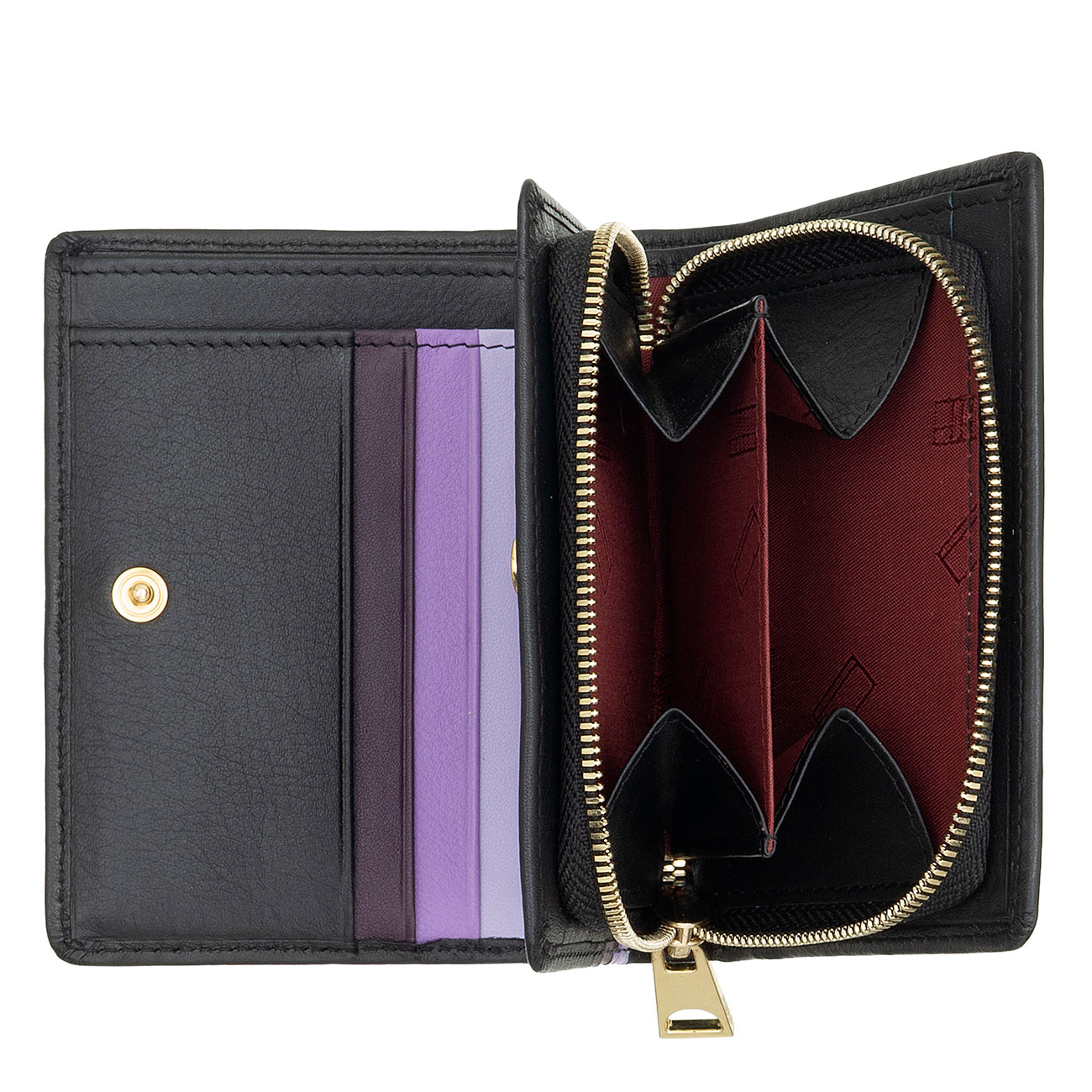 Итальянский компактный вертикальный кошелек-портмоне DuDu серии Stromboli