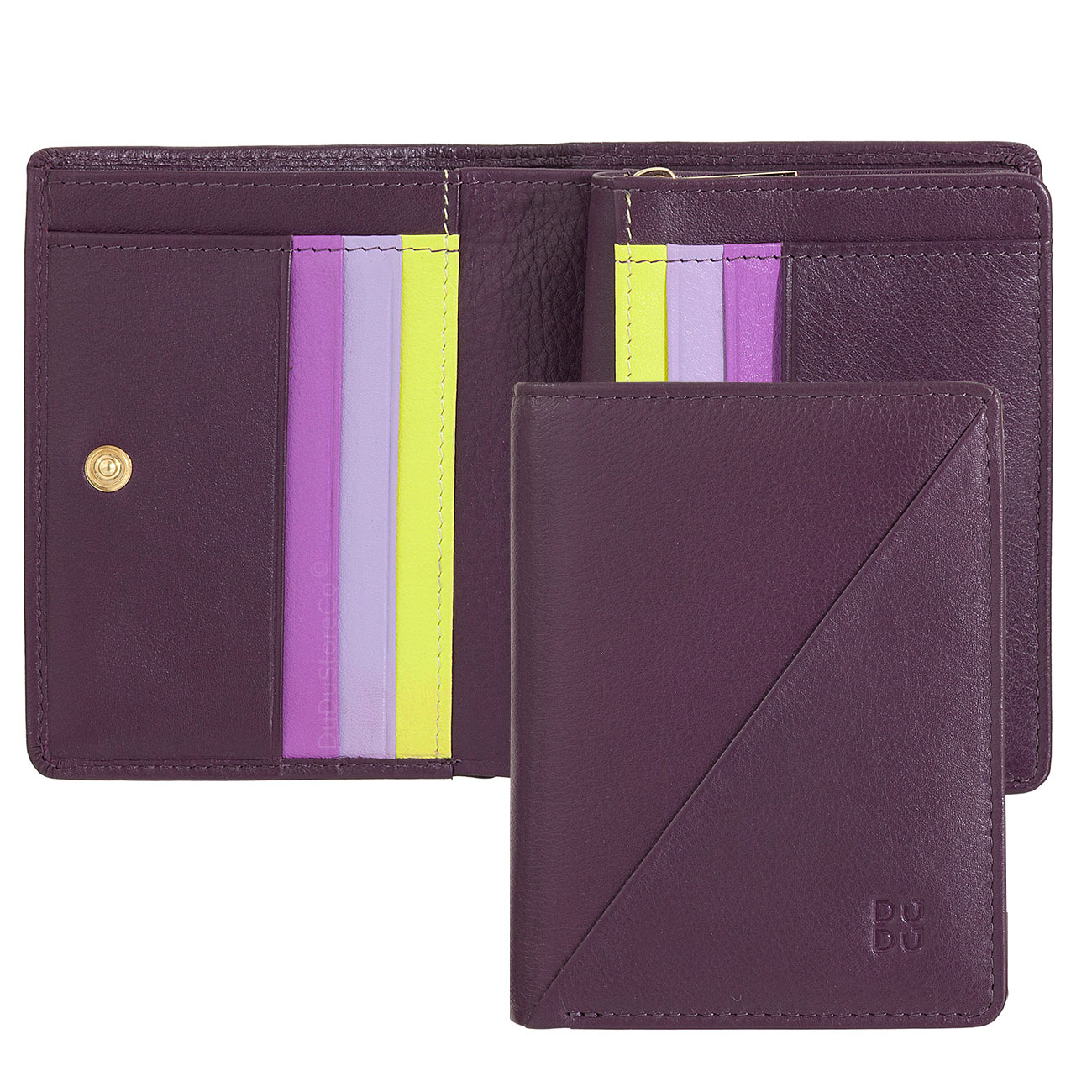 Итальянский компактный вертикальный кошелек-портмоне DuDu серии Stromboli