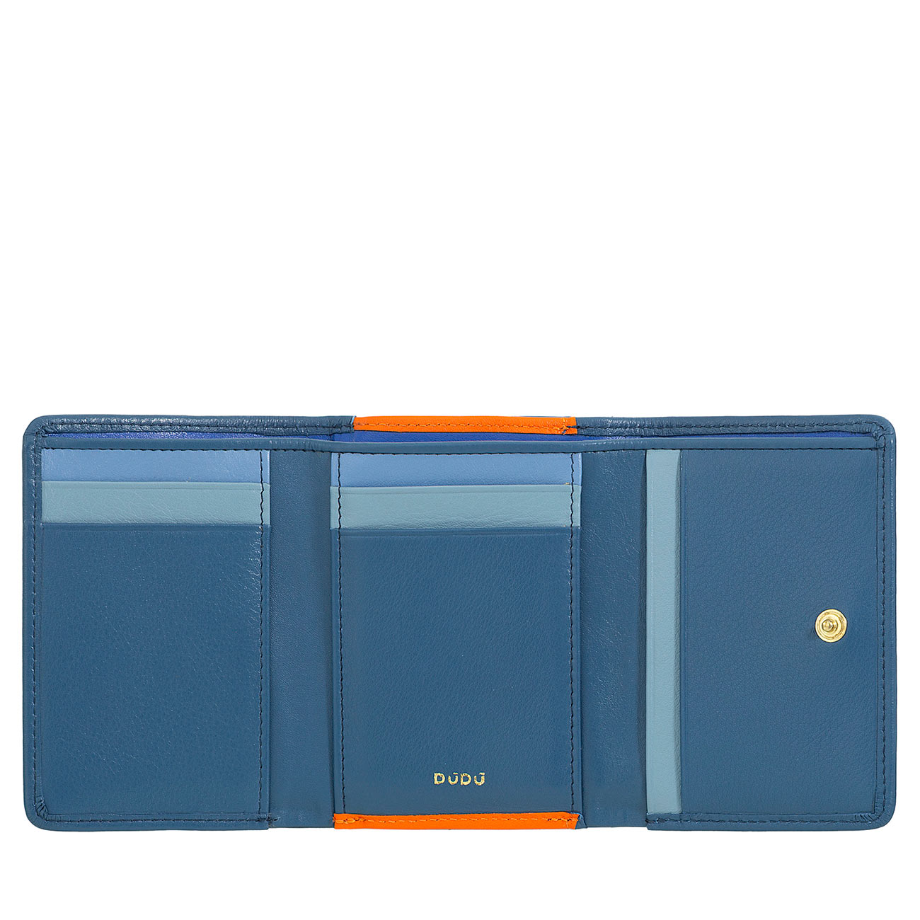 Итальянский цветной кожаный кошелек DuDu серии Corsica