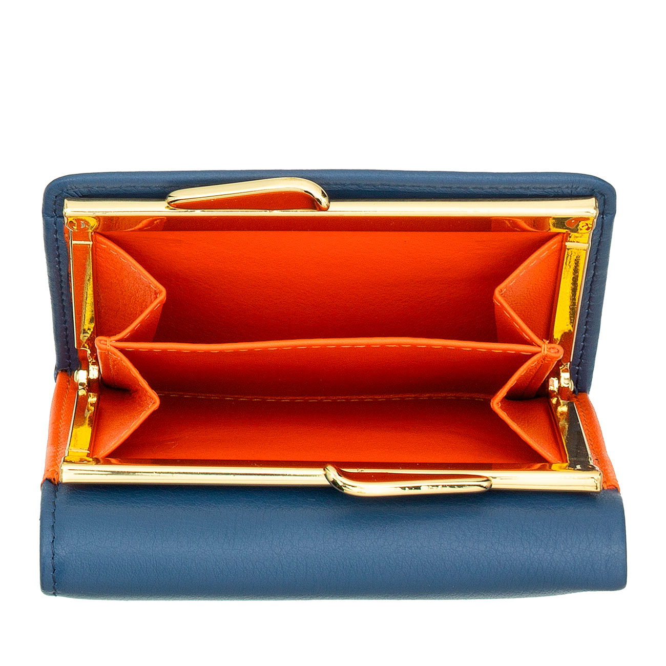 Итальянский цветной кожаный кошелек DuDu серии Corsica