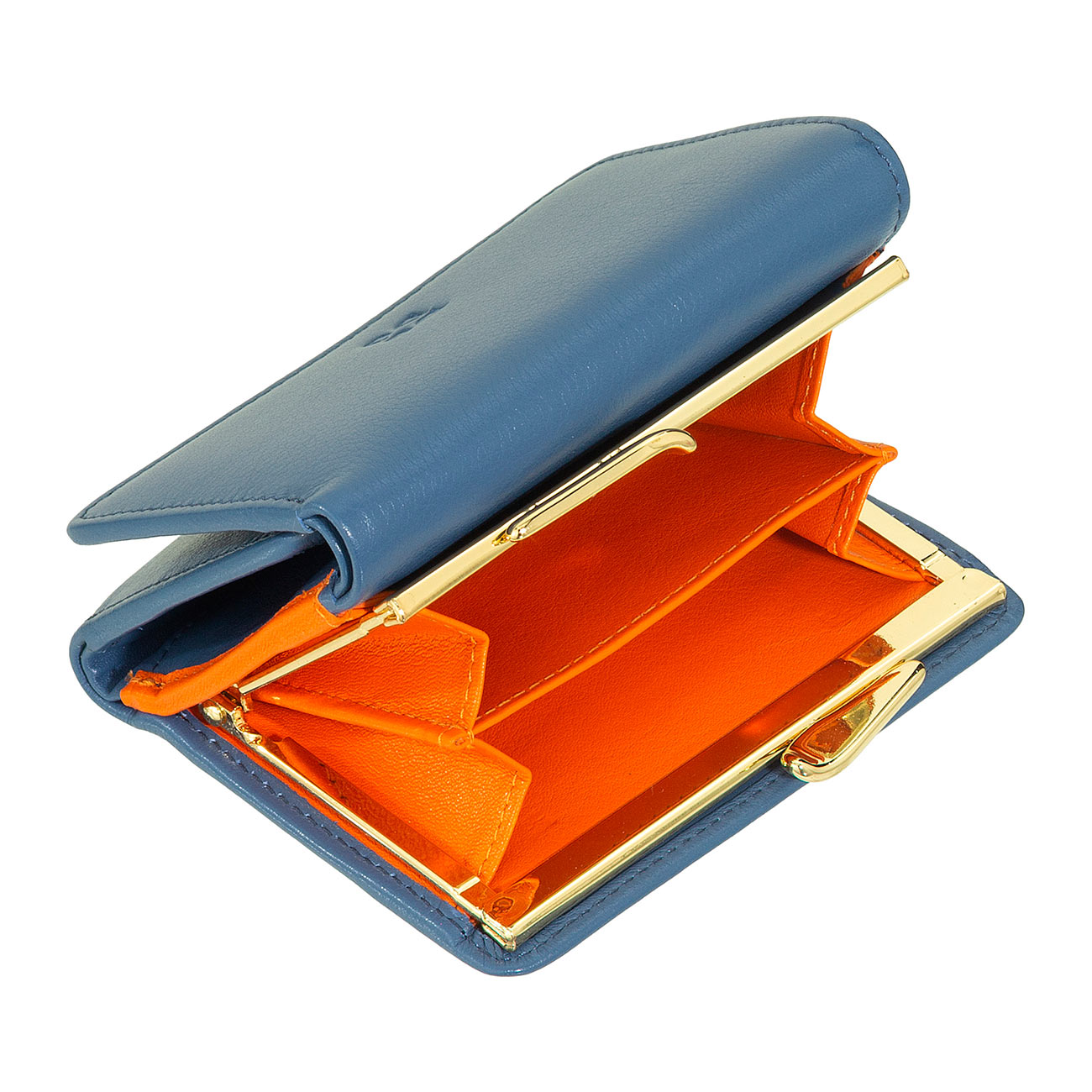 Итальянский цветной кожаный кошелек DuDu серии Corsica