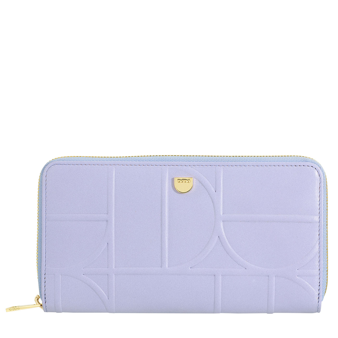 Большое цветное кожаное портмоне на круговой молнии серии Mauritius