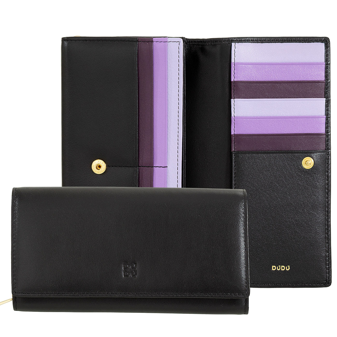 Итальянское большое кожаное портмоне DuDu серии Madeira