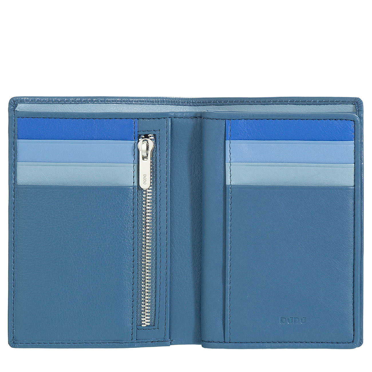 Итальянское цветное кожаное портмоне DuDu серии Tiberio 