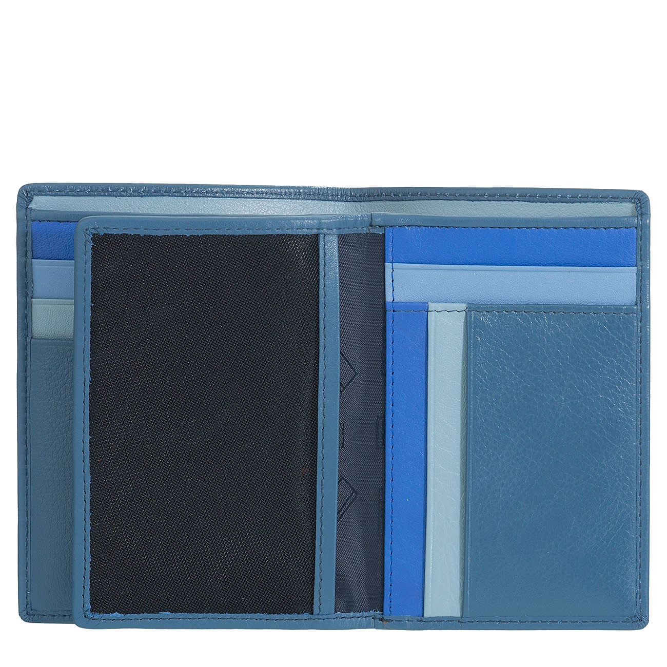 Итальянское цветное кожаное портмоне DuDu серии Tiberio 