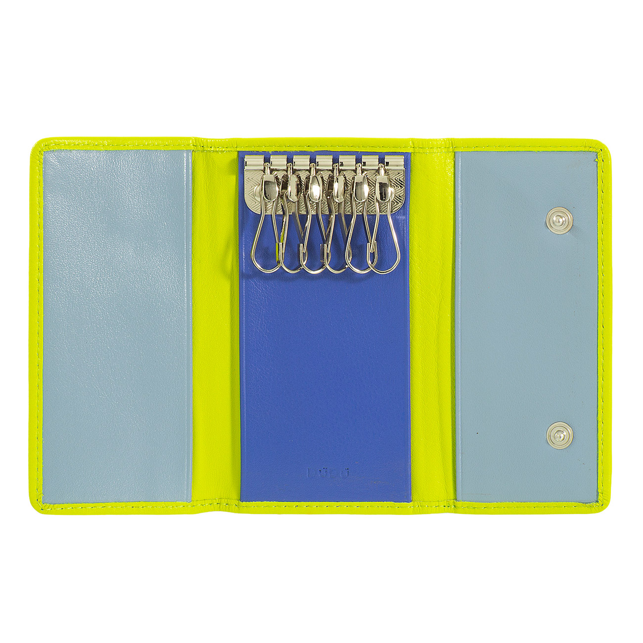 Итальянская цветная кожаная ключница DuDu серии Tahiti 