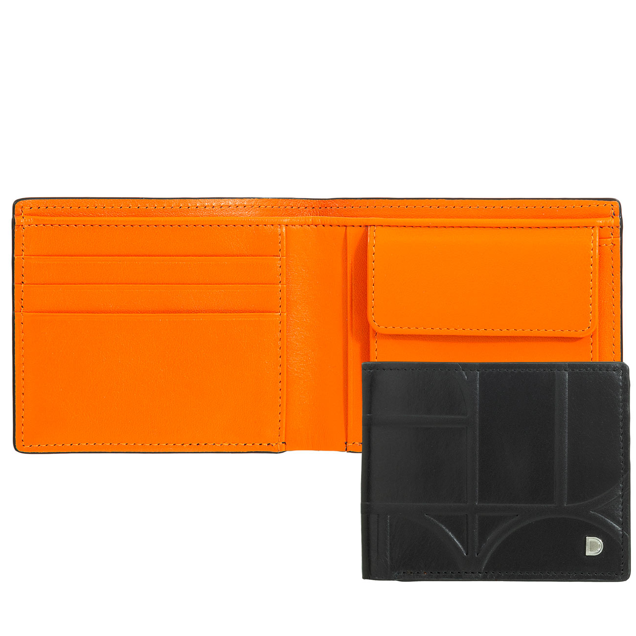 Итальянский кожаный цветной кошелёк DuDu серии Azzorre
