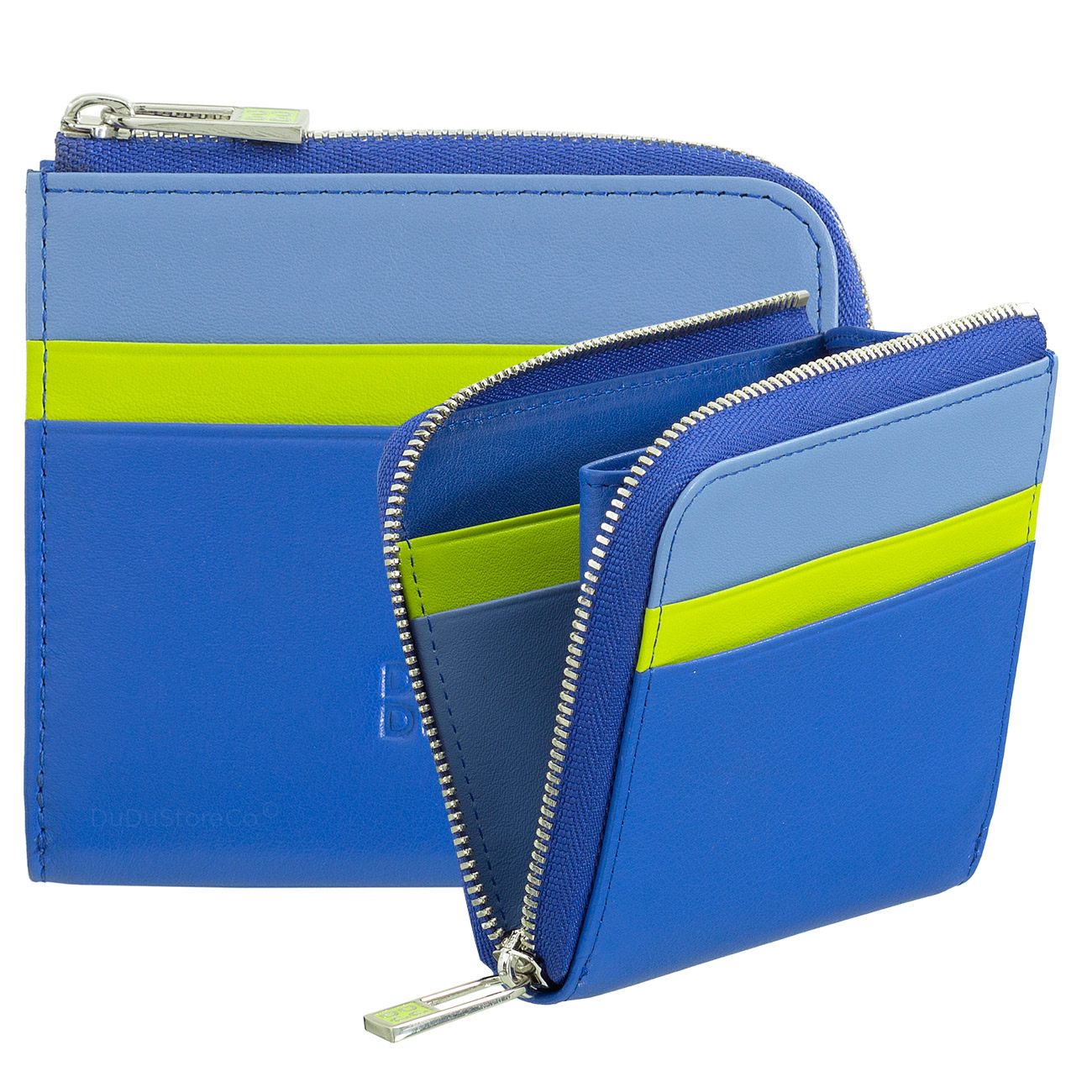 Кардхолдер кошелек цветной кожаный DuDu