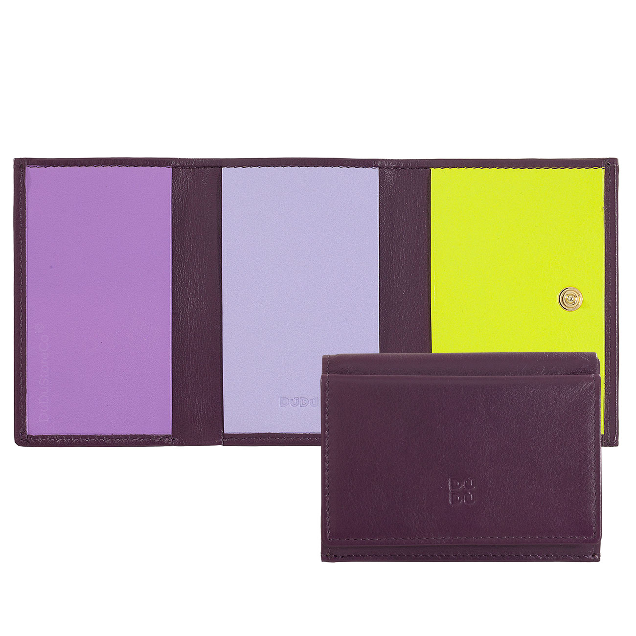 Итальянский маленький женский кожаный кошелек DuDu серии Honduras