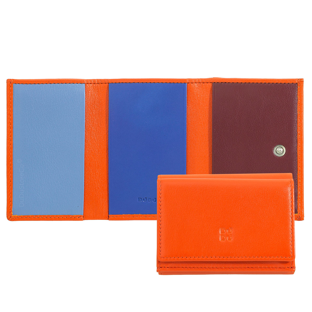 Итальянский маленький женский кожаный кошелек DuDu серии Honduras 