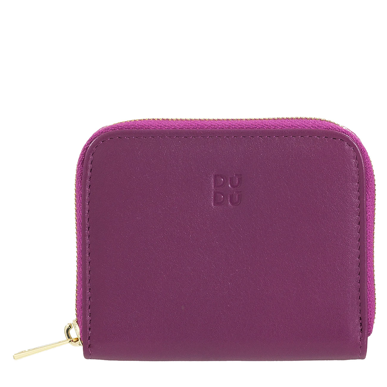 Итальянский кожаный кошелек для пластиковых карт на молнии DuDu серии Hokkaido