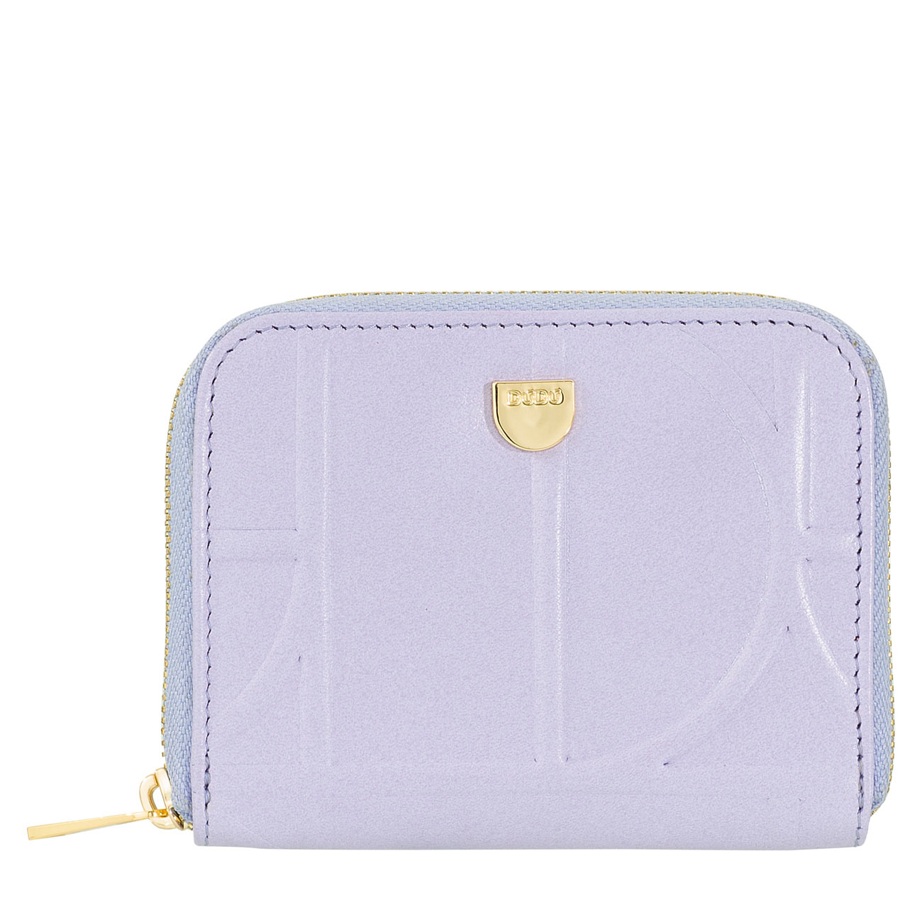 Итальянский кожаный кошелек для пластиковых карт на круговой молнии DuDu серии Hokkaido