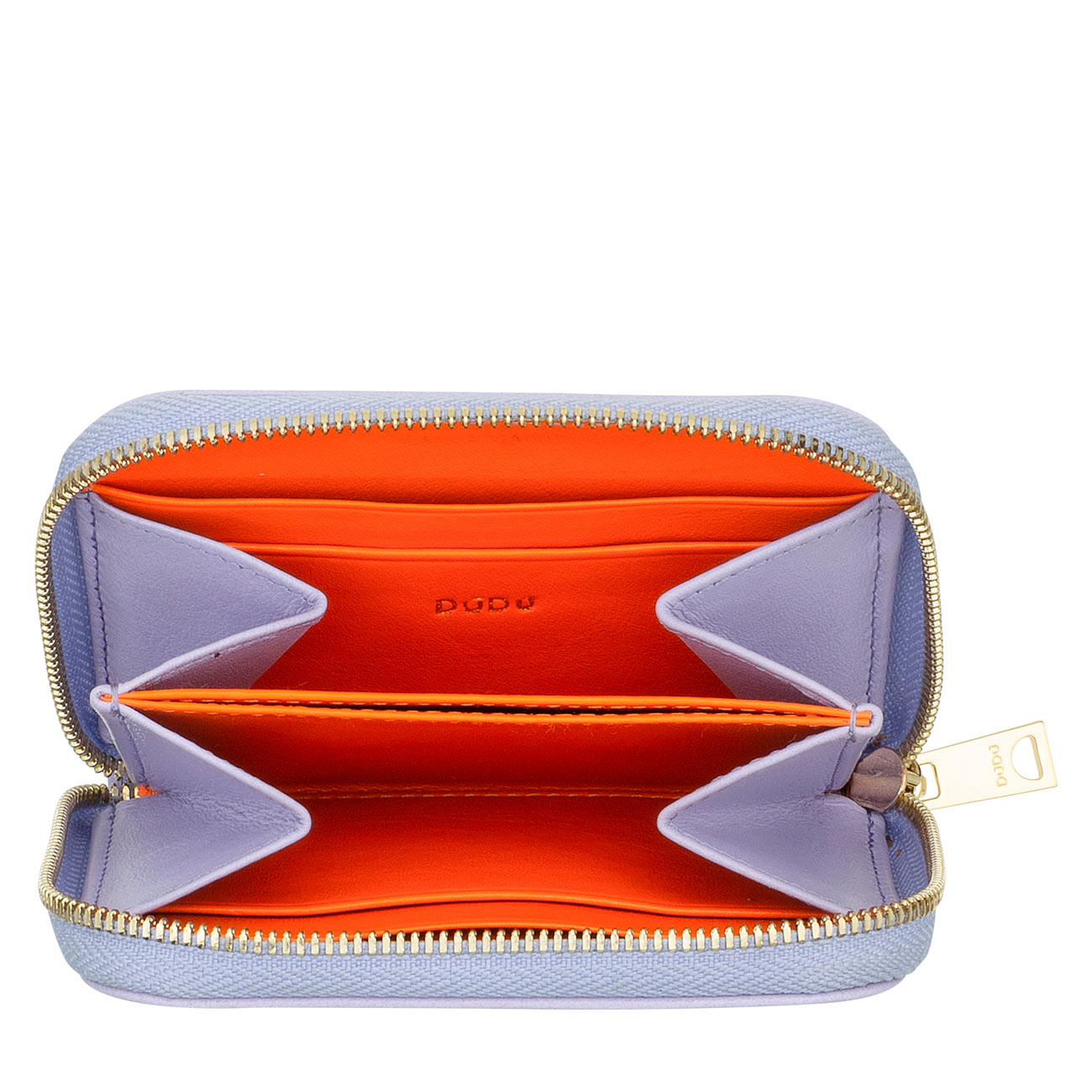 Итальянский кожаный кошелек для пластиковых карт на круговой молнии DuDu серии Hokkaido