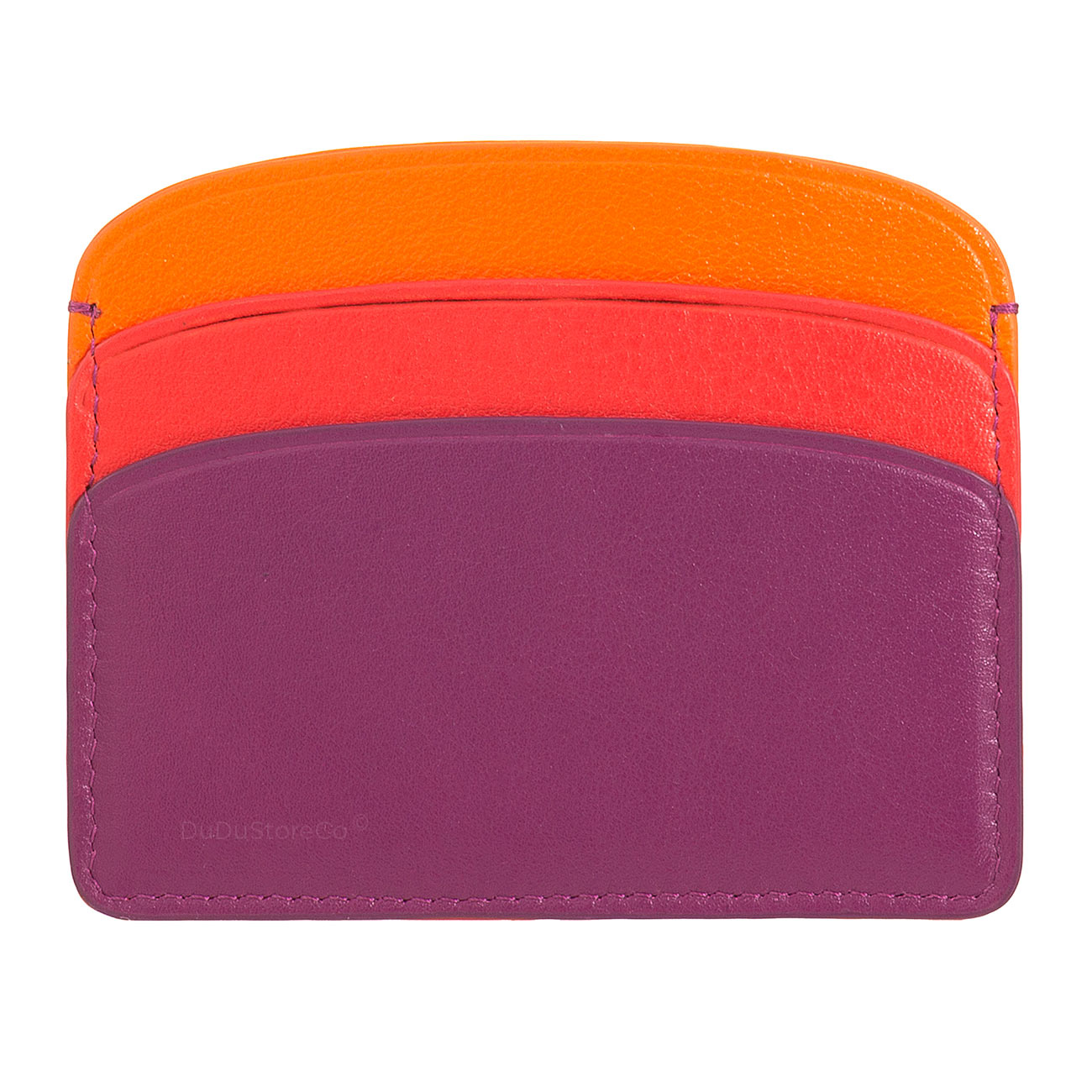 Итальянский цветной кожаный кардхолдер DuDu серии Boracay