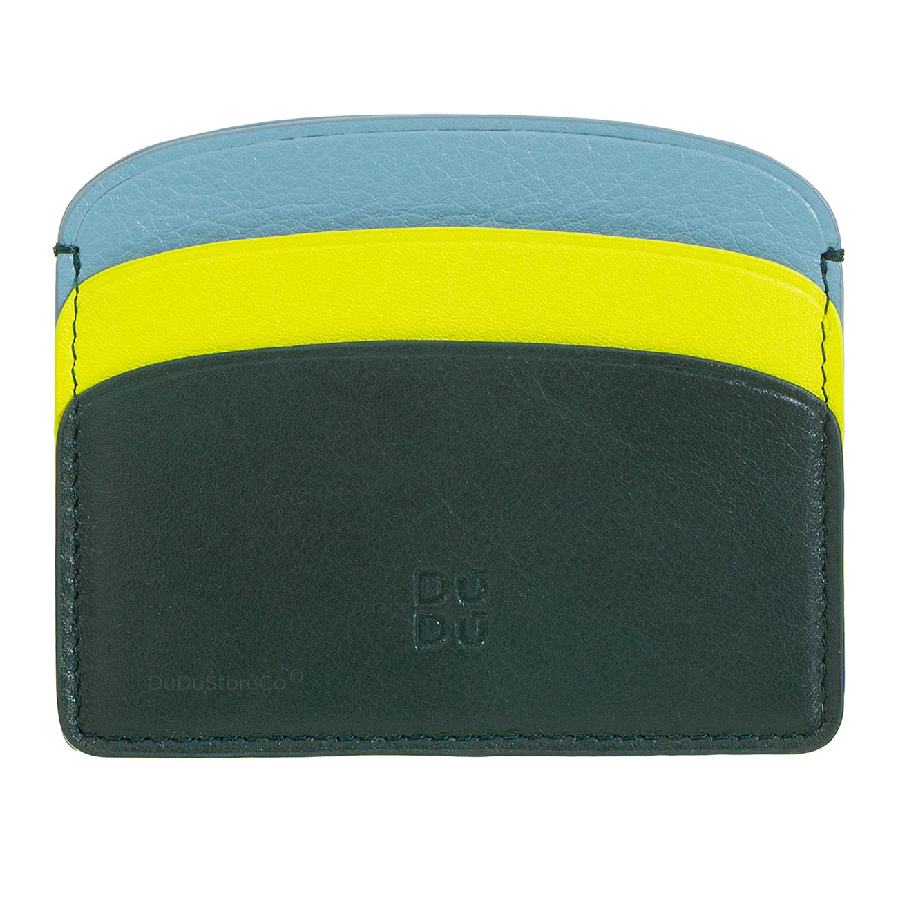 Итальянский цветной кожаный кардхолдер DuDu серии Boracay