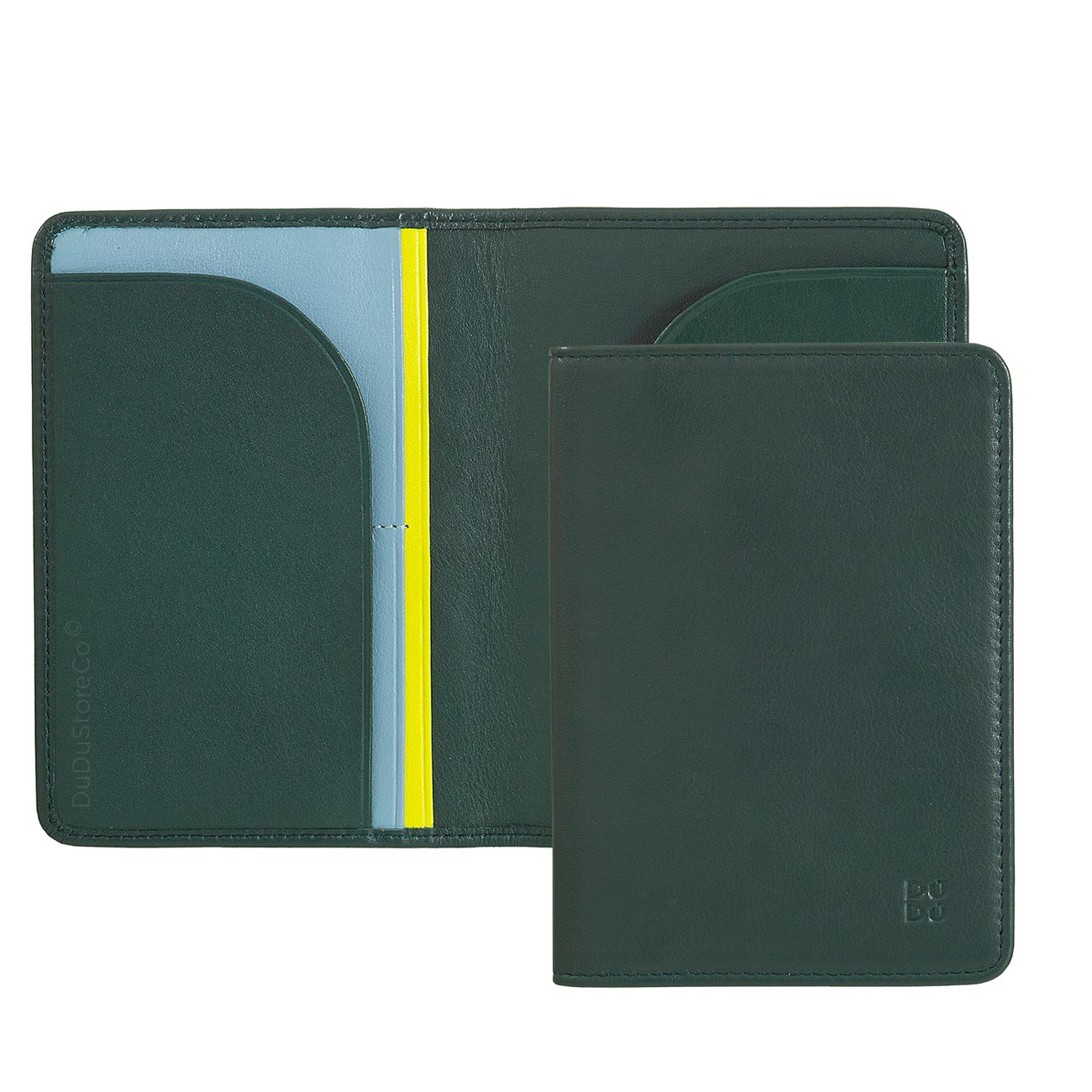 Итальянская цветная кожаная обложка DuDu для паспорта и документов серии Hawaii