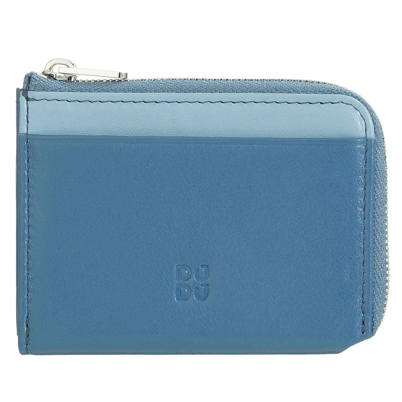 Итальянский цветной кожаный кардхолдер DuDu серии Petrol