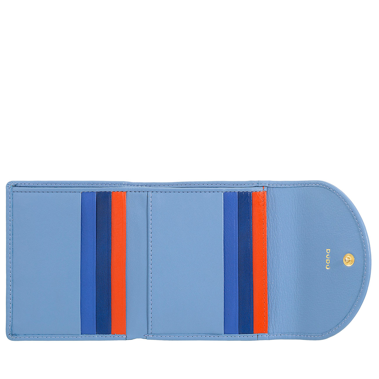 Итальянский цветной кожаный кошелек DuDu серии Malaita 