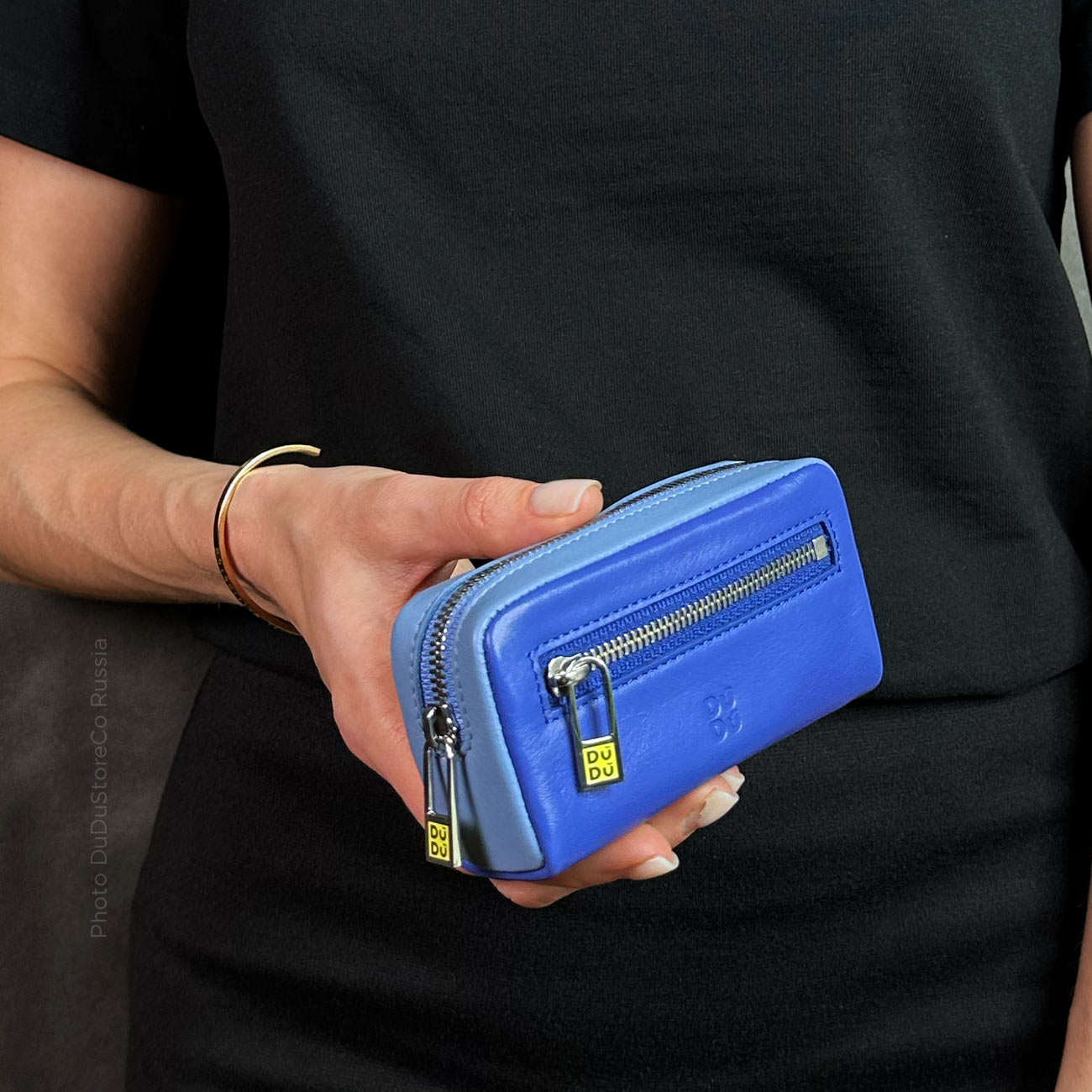 Ключница цветная кожаная DuDu