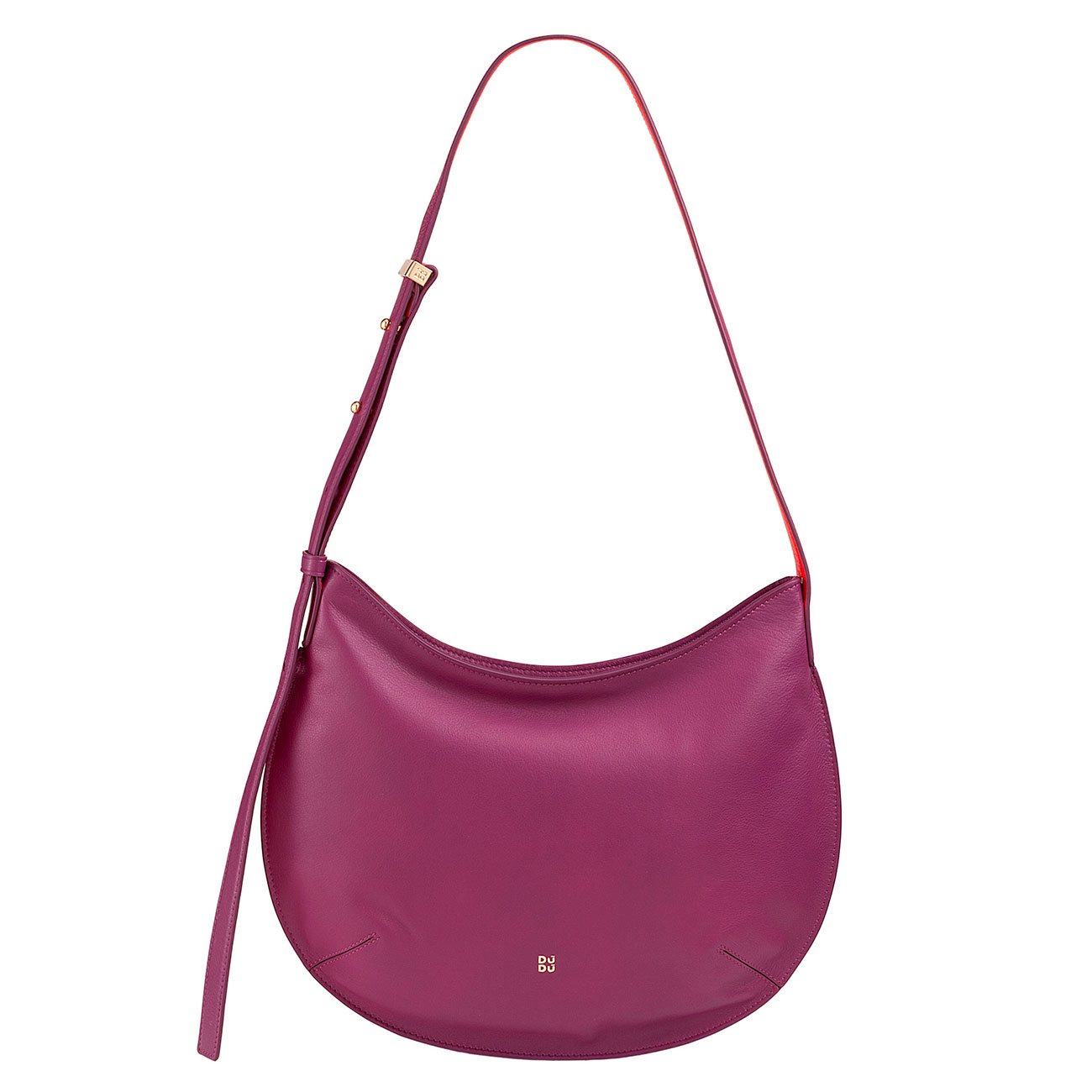 Итальянская женская наплечная кожаная сумка DuDu серии Hispani
