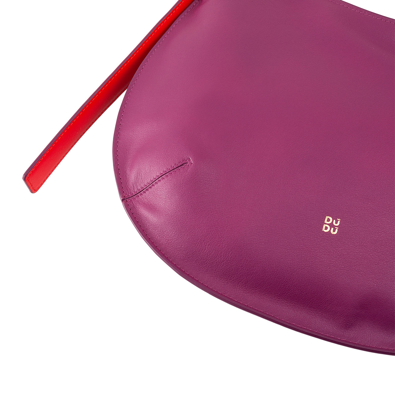 Итальянская женская наплечная кожаная сумка DuDu серии Hispani