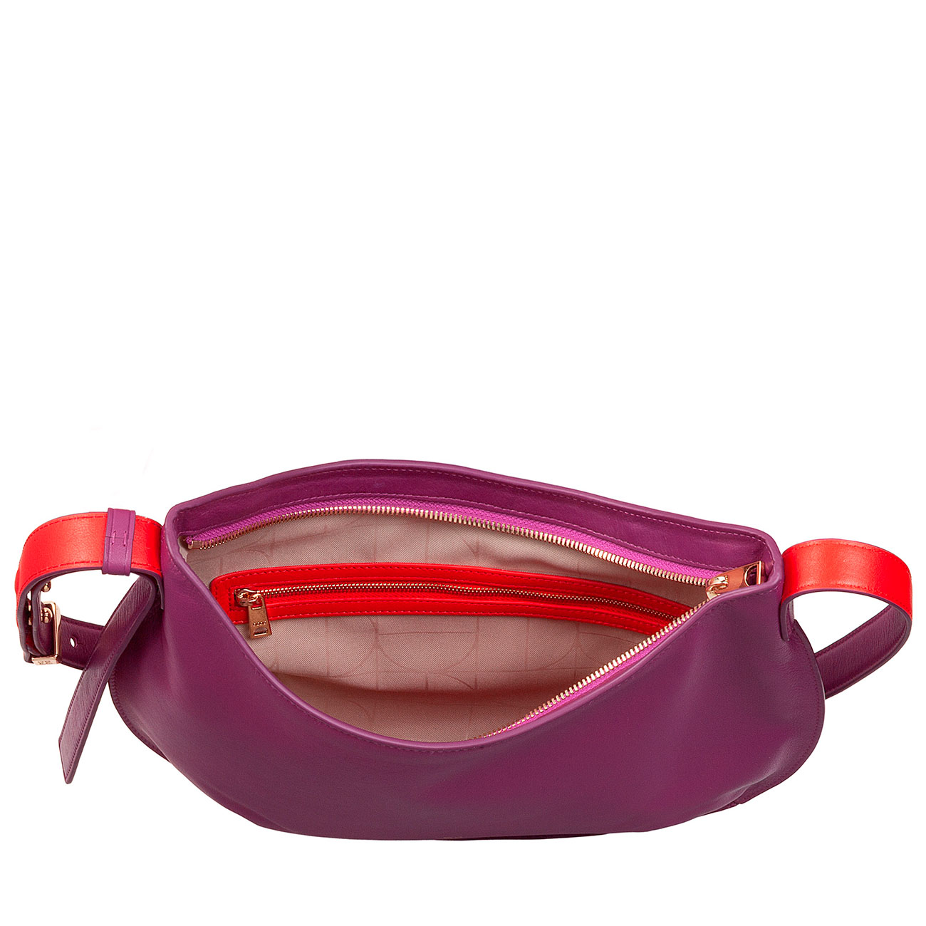 Итальянская женская наплечная кожаная сумка DuDu серии Hispani