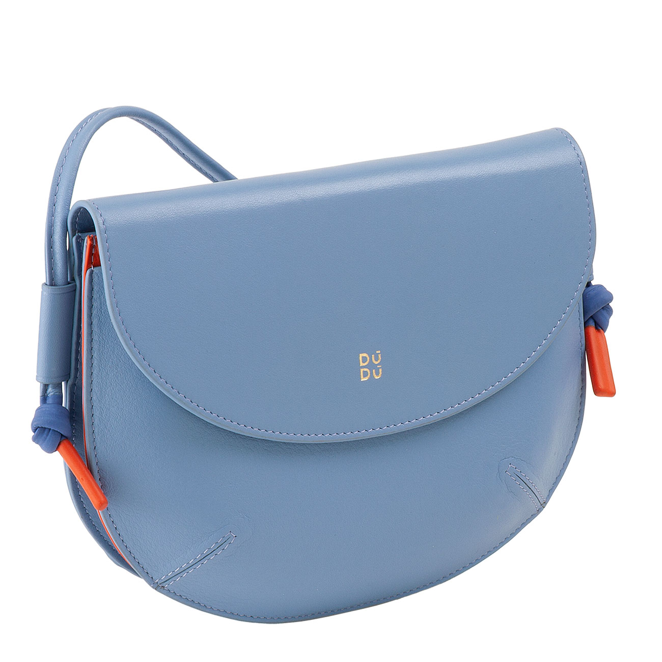 Итальянская женская кожаная наплечная сумка DuDu серии Skye