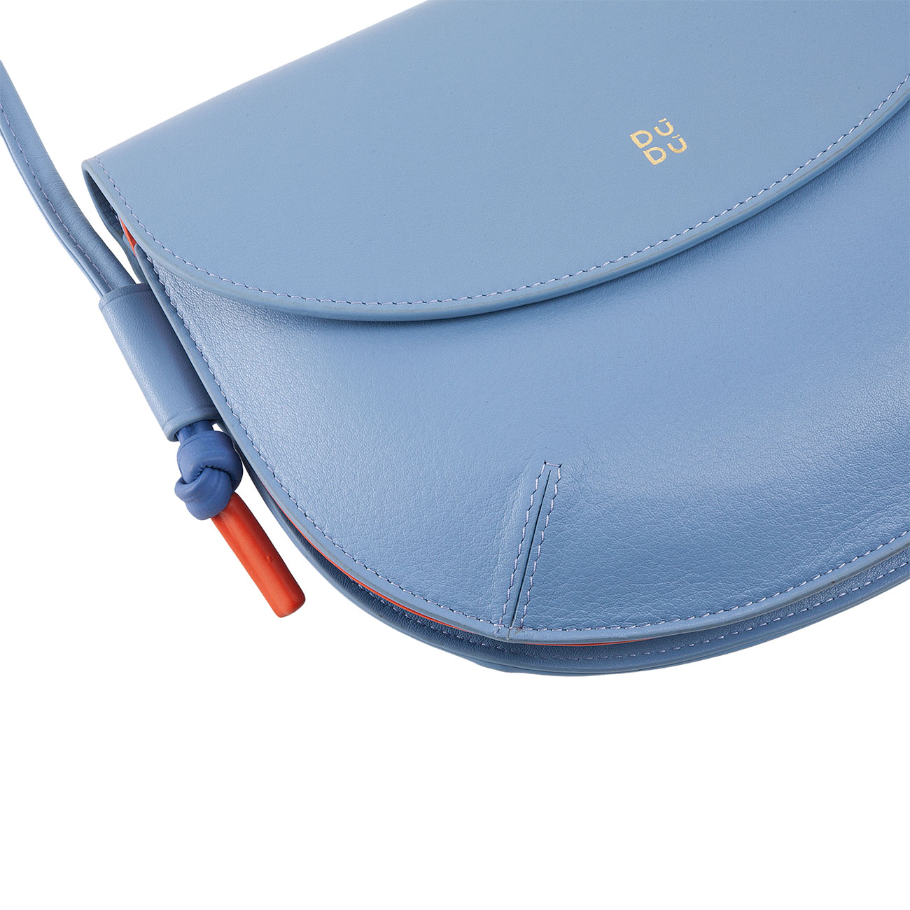 Итальянская женская кожаная наплечная сумка DuDu серии Skye