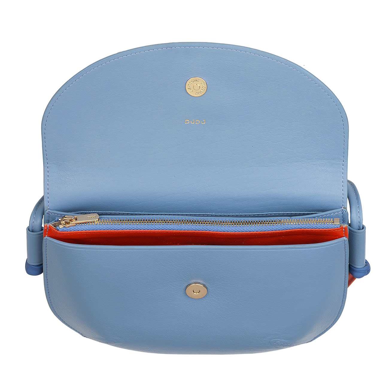 Итальянская женская кожаная наплечная сумка DuDu серии Skye