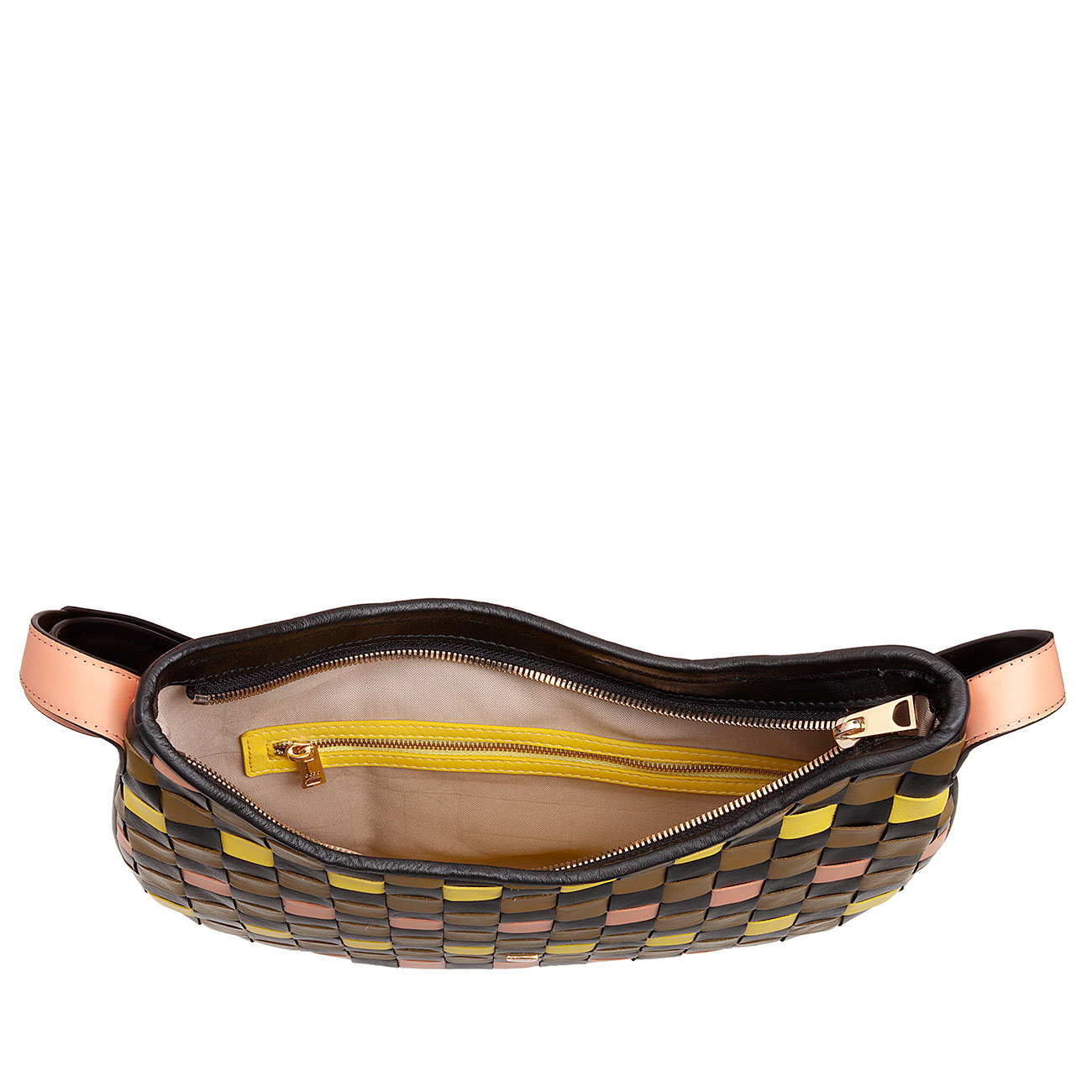 Итальянская наплечная кожаная сумка серии Hispani