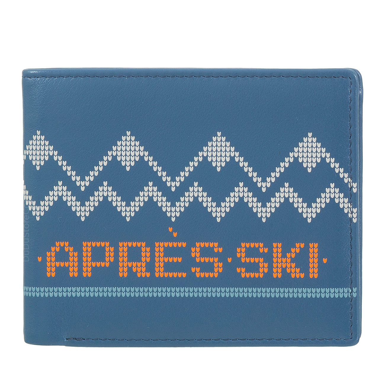 Итальянский цветной кожаный кошелёк DuDu серии Azzorre