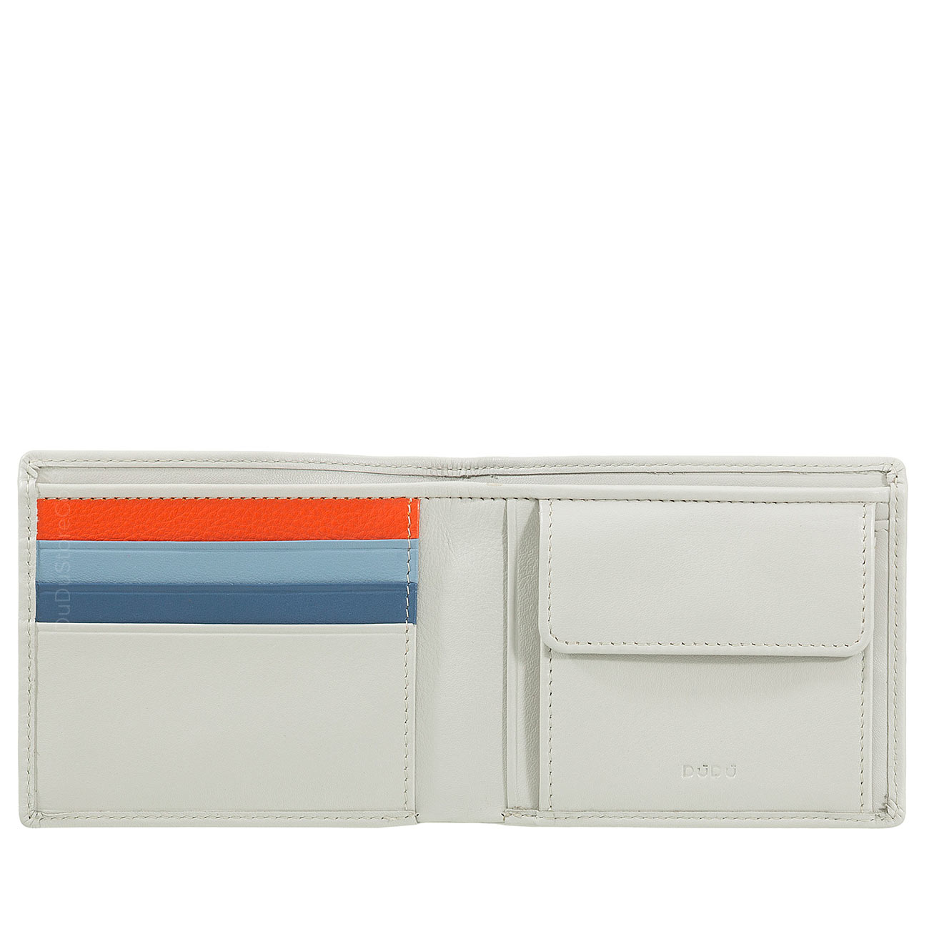 Итальянский цветной кожаный кошелёк DuDu серии Azzorre