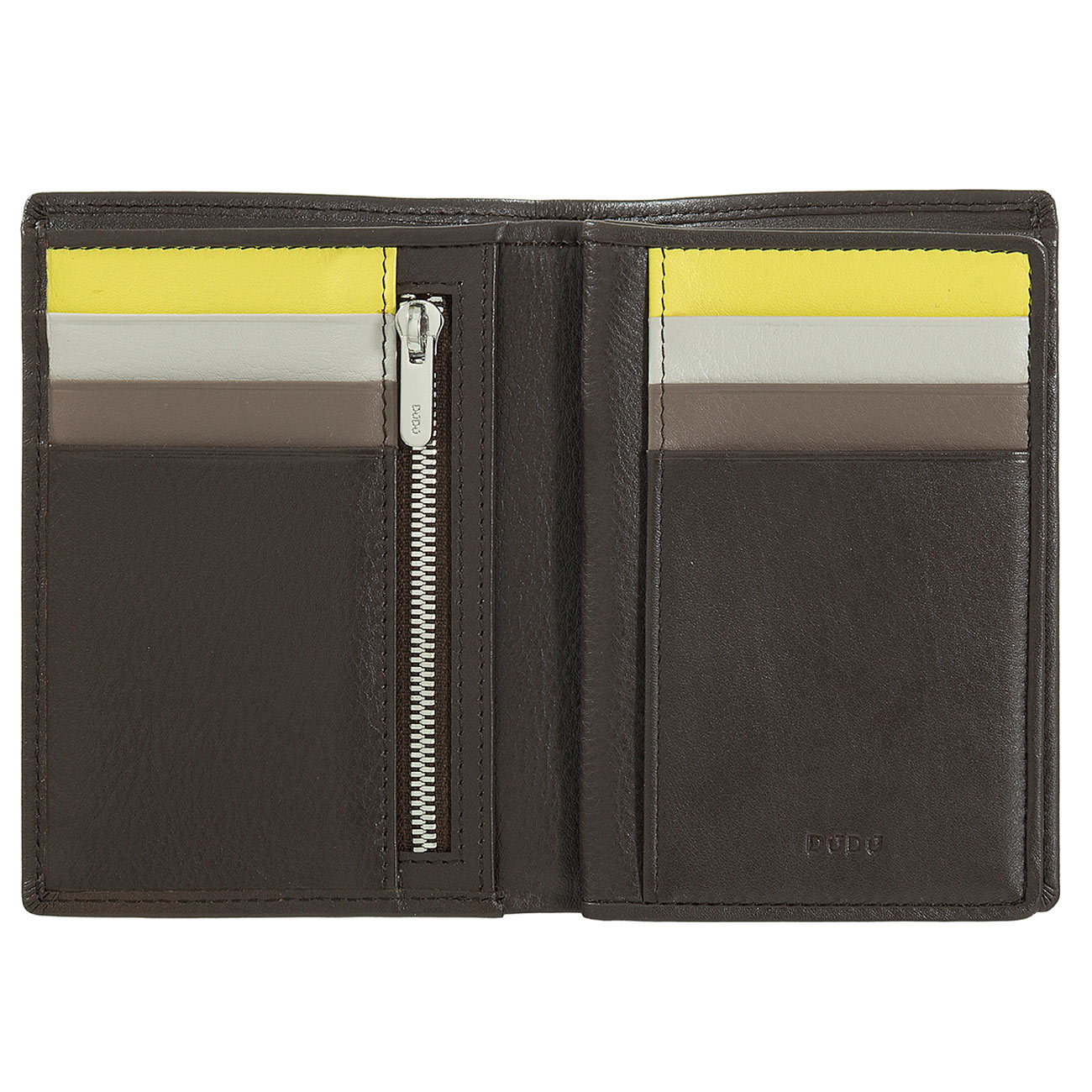 Итальянское цветное кожаное портмоне DuDu серии Tiberio 